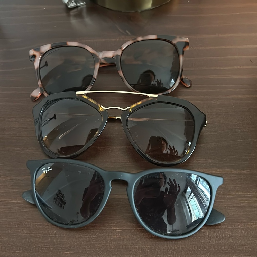 Sunglasses bundle! Prada, Ray Ban and Madewell